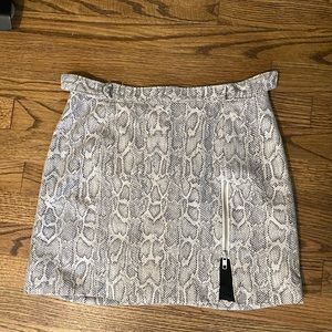 Free People Snake Skin Skirt